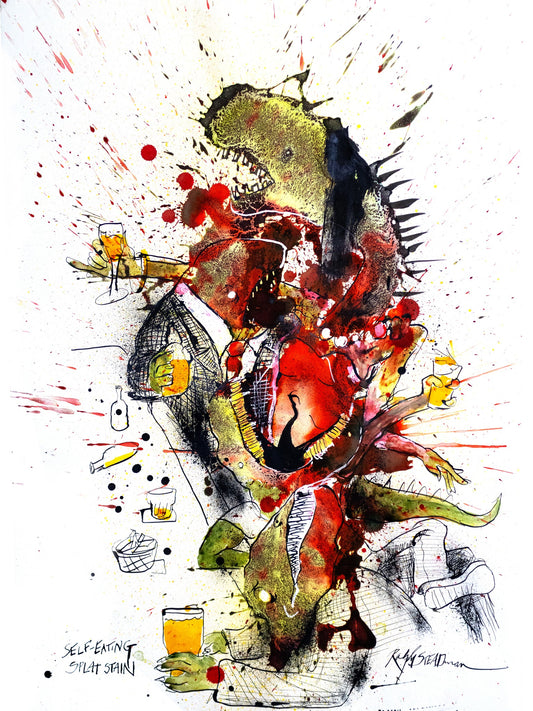 Steadman/Goodwine collaborative print.