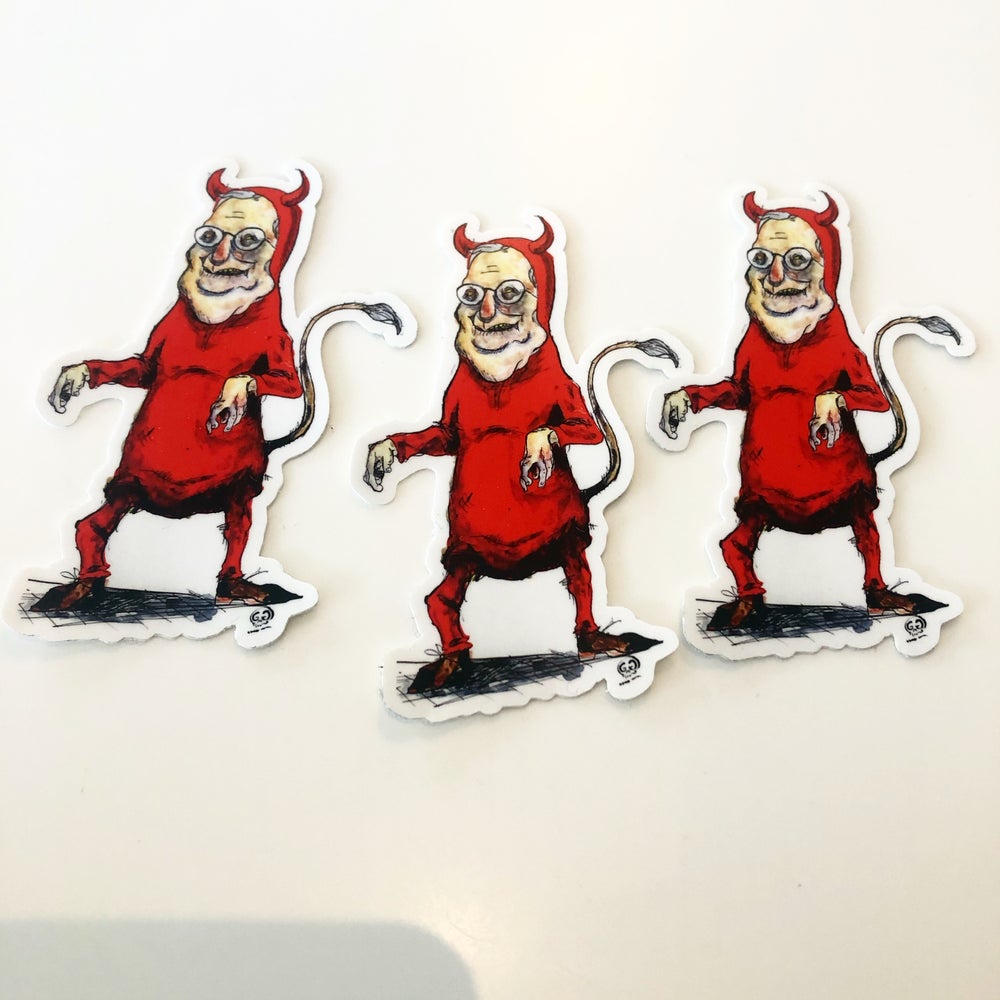 lil Mitch McConnel devil l sticker