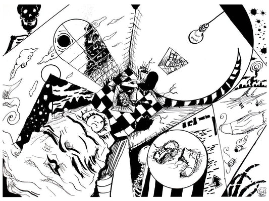 "2020" automatic drawing print